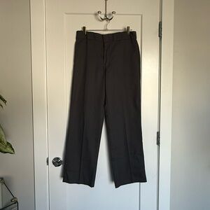 Dickies Men's Charcoal Dress Pants